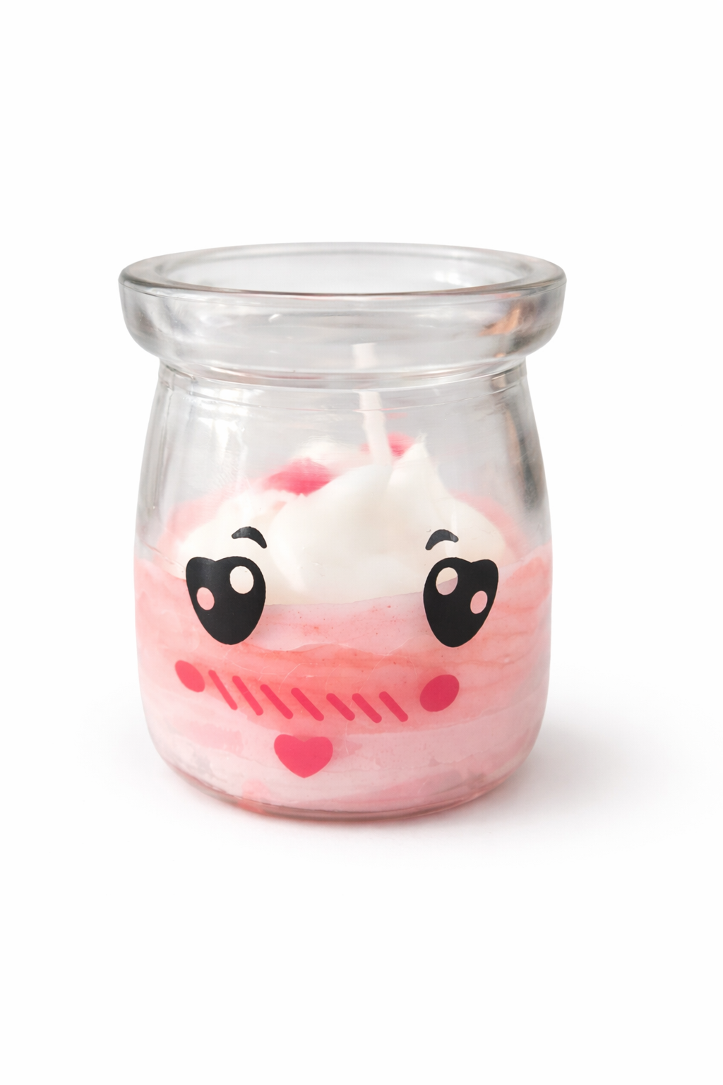 Cute cream candle